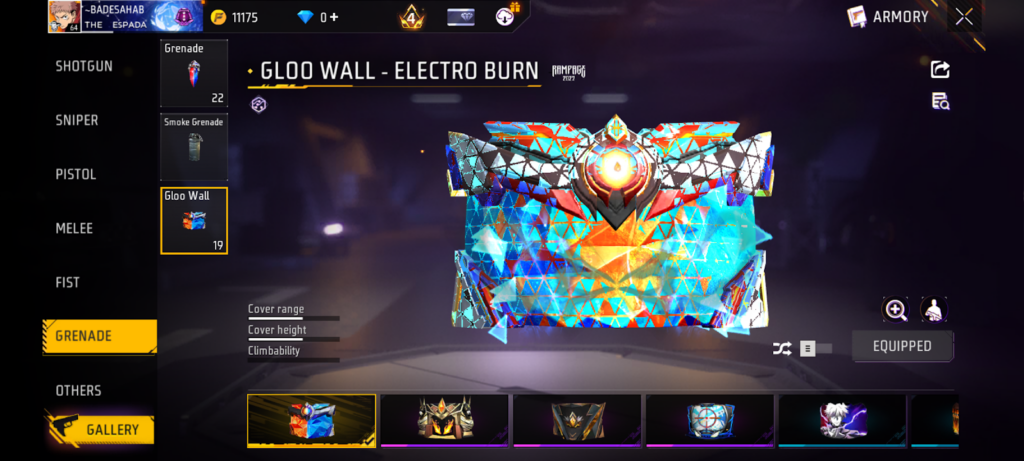 Gloo wall in Free Fire